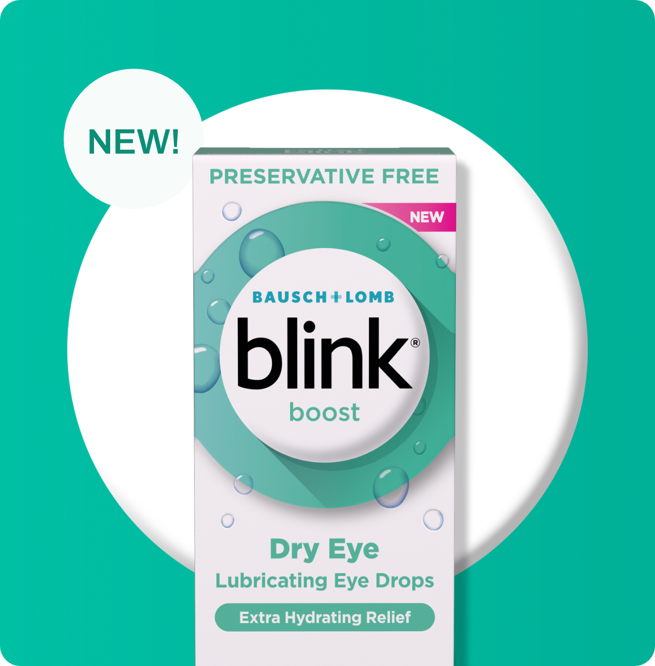 Blink Boost Lubricating Eye Drops package