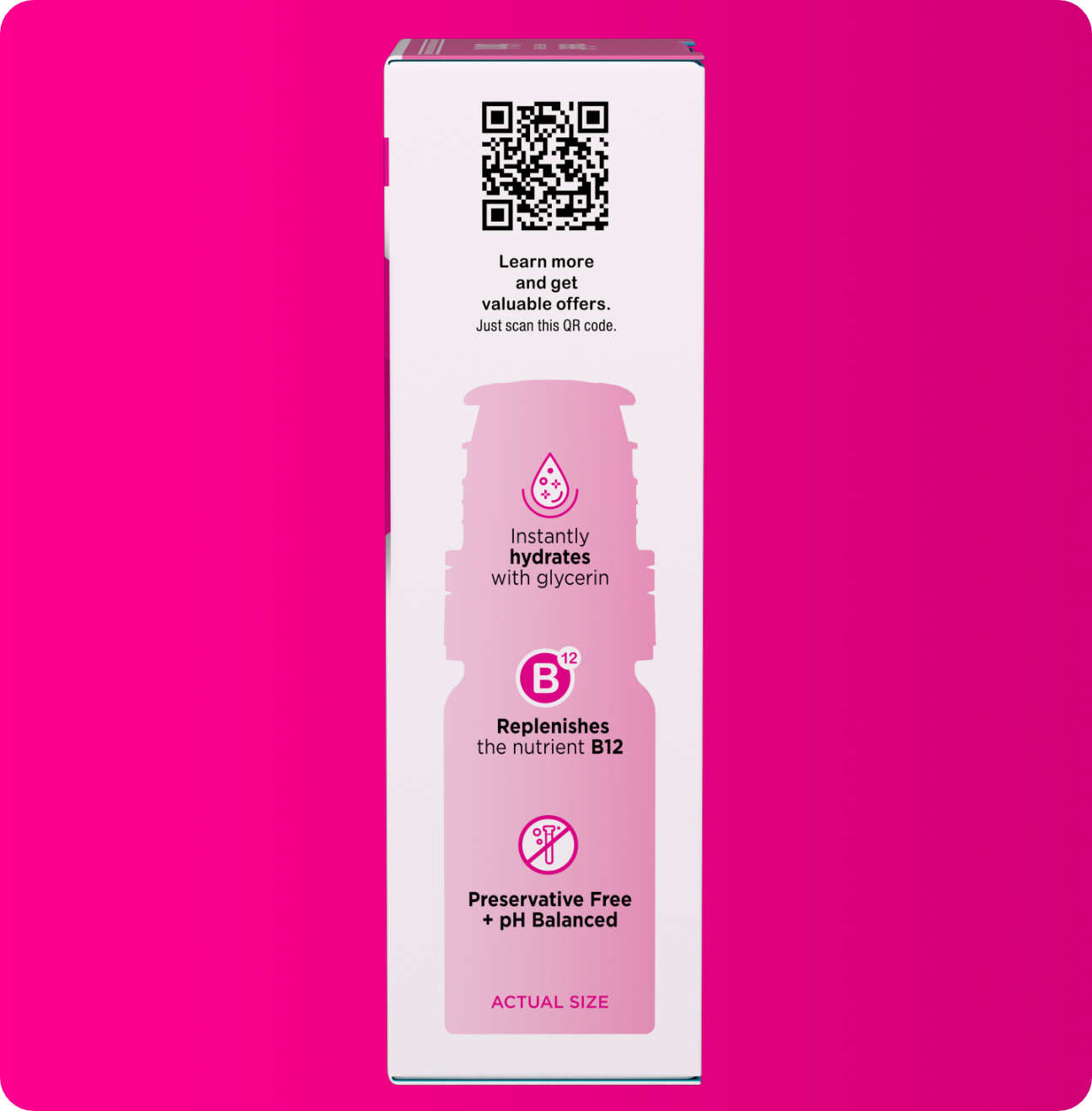 Blink Nourish package with product summary