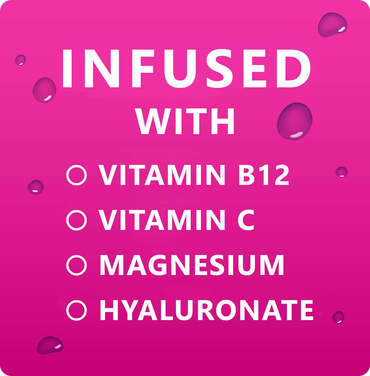 Icon indicating Blink Nourish is infused with several different vitamins